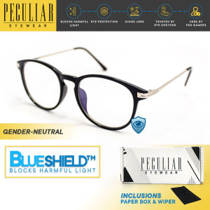 Peculiar Lite Sarah Round Frame Fashion Glasses Anti-Radiation UV400 Replaceable Lenses Computer Eyewear for Men and Women