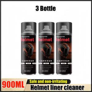 Motorcycle Helmet Cleaner Waterless Foam Cleaning Spray Helmet Interior Cleaner Liner Padding Deodorizing Cleaner Dirt Stain Remover Helmet Cleaner Foam Spray Helmet Cleaning Agent Spray Foam