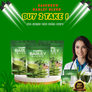 ORIGINAL BUY 2-TAKE 1 EASEBREW BARLEY JUICE BLEND HERBAL DRINK MIX