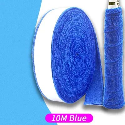 10M Badminton Towel Grip Fiber Sweatband Anti-slip Badminton Racket Grip Hand Glue Tennis Racket Overgrips