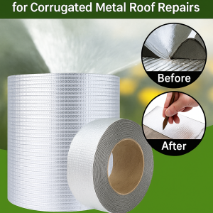 Super Strong Aluminum Tape Aluminum Foil Butyl Waterproof Tape Wall Crack Leakage Repair Self Adhesive Tape