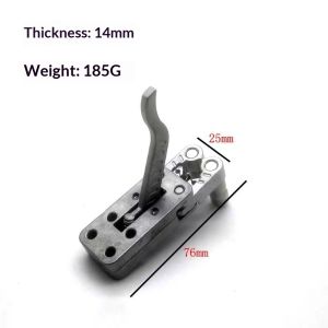 QIHUISHI Thép không gỉ spreader clasper Dispenser Phụ kiện tự động thiết lập lại của hai trục liên kết Clip