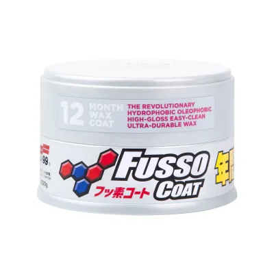 Soft 99 Fusso Coat 12 Months Wax Light Colored Hard Wax (EU Version) - 200 g