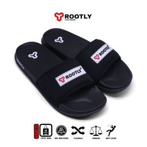 Rootly - Sandal Pria Tpr White Terbaru Kekinian