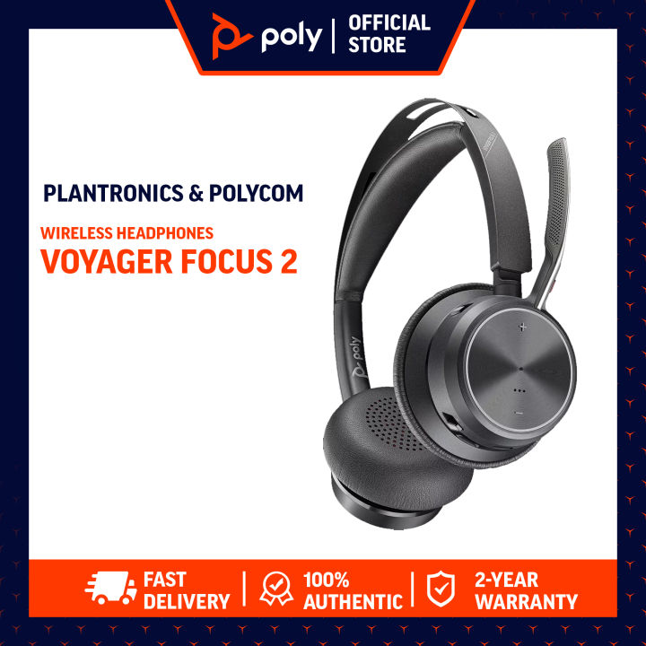 Poly Plantronics Voyager Focus 2 UC Stereo Office USB-A Bluetooth