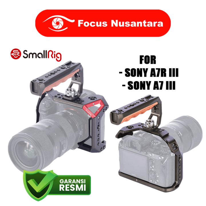 SMALLRIG Camera Cage and Handle Kit for Sony A7 III/A7R III
