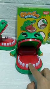 Buaya gigit/mainan buaya kemasan box/crocodile dentist/mainan anak/murah/cod