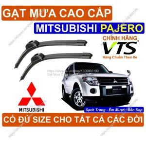 Gạt Mưa Kính Lái Silicon Cao Cấp Mitsubishi Pajero Cặp G.ạt Mưa Kính Lái Mitsubishi Pajero Có Đ.ủ Size Cho Pajero