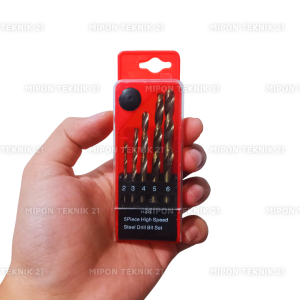 K55 Mata Bor Besi Kayu Alumunium Set 5 Pcs