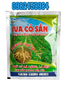 Thuốc Trừ Cỏ Sắn Dạng Cốm Dễ Tan VUA CỎ SẮN 40g Trừ Cỏ Lá Rộng Lá Hẹp Cho Sắn Khoai Mì Mía