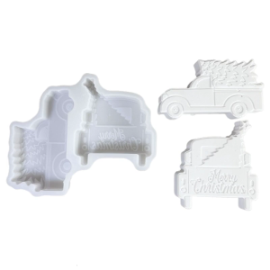 Christmas Tree Car Silicone Molds Holiday Silicones Mould for Making Soap Chocolate Festival Decoration