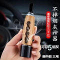 Asbak Rokok Mini Portable 02 Electric Langsung Dengan Korek Api Organizer Mobil Abu Tidak Jatuh. 