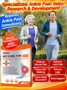 Pain Relief Heel Patch For Daily Use/Medical Plaster For Exercise/Chinese Herbal Formula/Improve Blood Circulation/Neck Joint Back Pain/Fit For Shoulder Damage/Heel Discomfort
