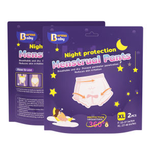 2/5PCS Womens Menstrual Pants Adult Diaper Pants Pull Ups Hygiene Panties Disposable Hygiene Panties