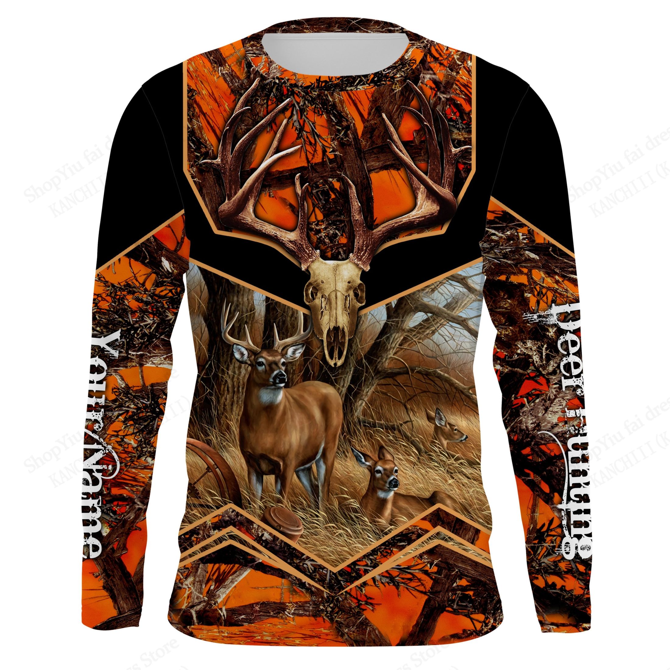 [Local Stock] Christmas Halloween Carp Hunting Elk Camouflage 3d Fish ...