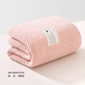 Thicken Coral Fleece Baby Bath Towel Blanket Absorbent Soft Newborn Wrap Towel Cover No Hair Loss