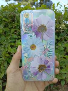 Case Hologram Fashion ( BUNGA 2 ) INFINIX SMART 8 SPARK 20 SPARK 20C SPARK GO 2024 HOT 40i HOT 9 PLAY INF. NOTE 30 4G HOT 30i HOT 40 PRO HOT 40 SPARK 20 PRO Casing Hologram Aurora Markas Kesing