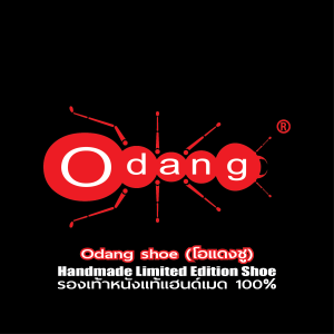 รองเท้าหนังแท้แฮนด์เมด ของแท้ 100% โอแดงชู รหัสสินค้า 401 เปิดส้น ทรงเท้าเรียว สี : ตาล อัดลายช้าง