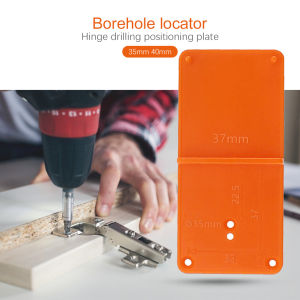Dụng cụ điện bộ phận bản lề định vị Jig 35mm 40mm để lắp đặt tủ tự làm và đồ nội thất
