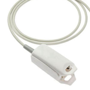 Reusable Adult and Child Oxygen Saturation Probe Spo2 Sensor Cable for Pulse Oximeter Monitor Compatible with B*iocareADECON 6 Pin single Type of Monitor.