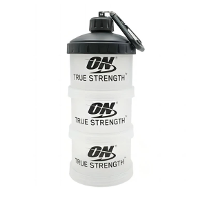 Layered Funnel Powder Bottle Portable 3-layer Protein Powder Box Snack Can Fitness Supplement Box