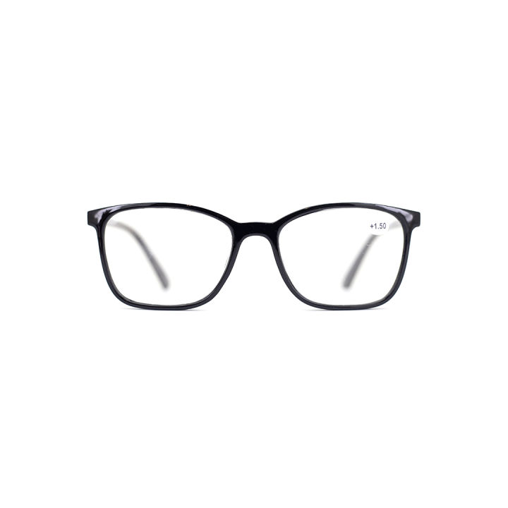 Tony Morgan Black Tr 90 Square Reading Glasses