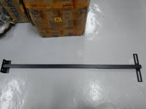 Durable Matte Black Wall-Mount Metal Light Fixture Bracket for Spotlight/Flood Light with Mounting Holes - 100cm