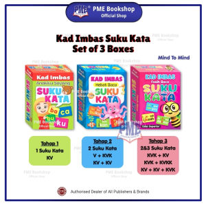 【PME Bookshop】 Mind To Mind: Kad Imbas Suku Kata BM 【Umur 3-6】 Anakku Sayang Hebat Baca & Fasih Baca