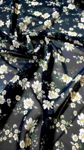 Kain Ceruty motif dzc - Pahmina motif bunga - Kain terlaris 2022