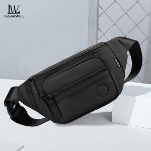 LouisWill Men’s Chest Bag Waist Bag Crossbody Bags Messenger Bag Fashion Sports Bag School Bag Large Capacity Shoulder Bag Mens Bags College Style Outdoor Sports Bags For Men