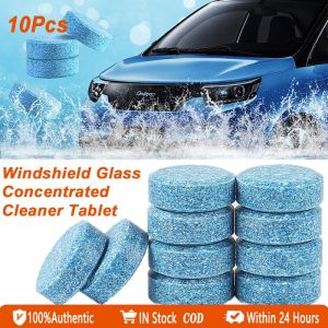 30Pcs Wiper Fluid Car Windshield Glass Washer Concentrated Window Cleaner Tablets Solid Effervescent