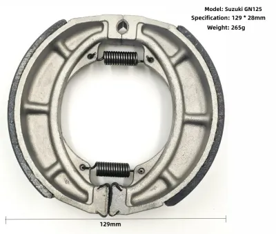 MOTOTORCYCLE BRAKE SHOE XRM/CT 100