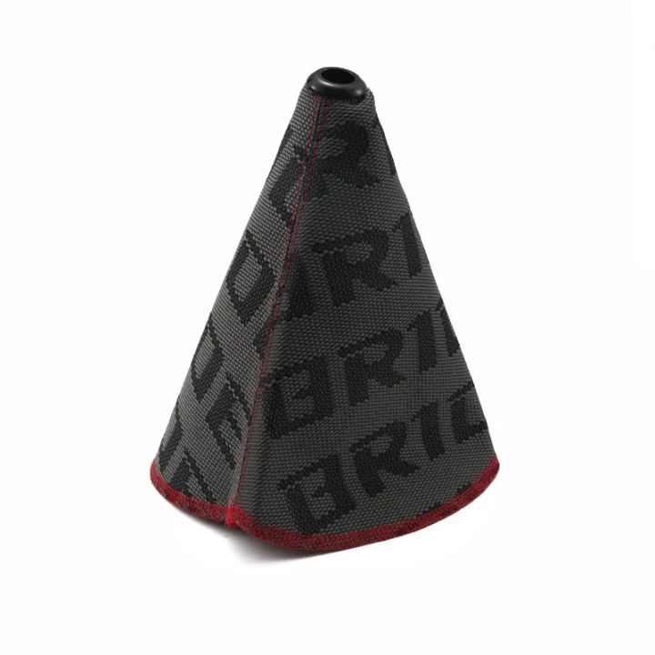 Jdm Recaro Racing Hyper Fabric Red Stitches Shift Knob Shifter Boot