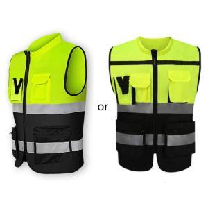 Outdoor Work Reflective Safety for Jacket Outdoor Sports High Visibility Safety Vest Universal Size Washable Safety Vest