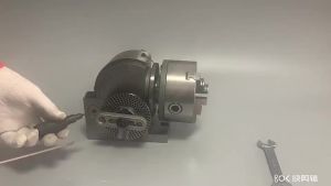 BS-0 Precision Dividing Head 3-Jaw Chuck 100mm 125mm Universal Indexing Head with Tailtop