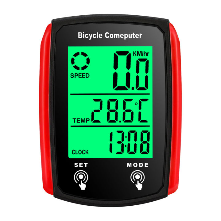 [LIXADA official store] Wired Bike Computer 19 Functions Touch Bike Speedometer Odometer