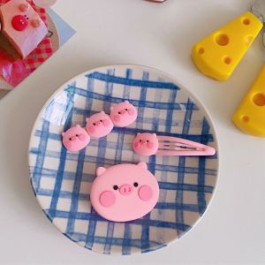 BỘ KẸP TÓC HEO HỒNG CUTE - BỘ KẸP MÈO NHÀ THANH - BỘ KẸO HÀNH TINH MÈO