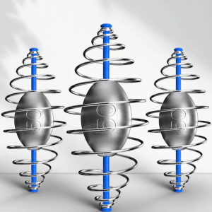 CLARO 5 Pcs 5 Pcs Carp Feeder Cage With Weight Cage Design Bait Feeder Weight Durable Group Fishing Feeder Fishing Rig For Carp