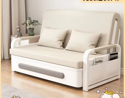 Sofa giường gấp gọn thông minh có ngăn chứa đồ hàng nhập khẩu cao cấp Giường gấp gọn thông minh khung sắt tĩnh điện