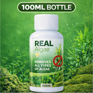 Algae Remover for Aquarium Anti Algae Cleaner Fish Tank Water Clear Moss Control Formula 100ml