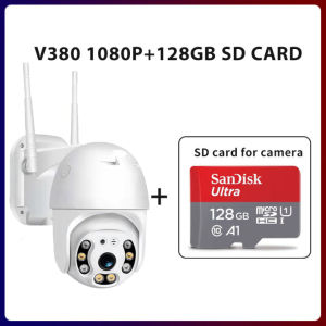 V380 Pro 5G Dual Lens Dual Screen cctv camera connect cellphone 8MP HD IP Camera Outdoor Auto Tracking night vision Two-Way Audio Waterproof Security Protection CCTV Surveillance