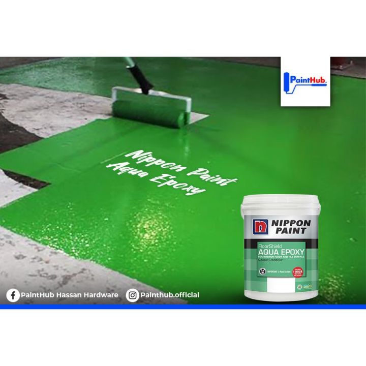 CAT KHUSUS UNTUK LANTAI / CAT BERWARNA // Nippon Paint Aqua Epoxy 5