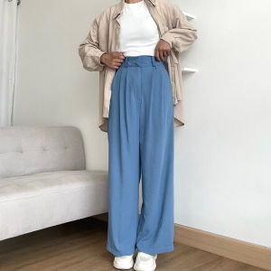 Celana Kulot JUMBO XXL Crinkel Airflow Flowy Jatuh Premium Highwaist Wanita Loose Cullote Pants