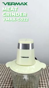 Vermax 2L Electrical Meat Grinder Chopper and Blender Multifunction Food Processor Electric Chopper