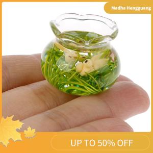 Madha 1:12 Bowl For Fish Tank Dollhouse Miniature 1/12 Decor Accessories