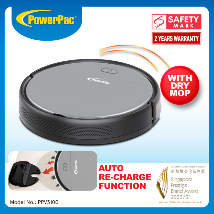 PowerPac Robot Vacuum, Robotic Vacuum, Cordless Vacuum, Cleaner Auto
