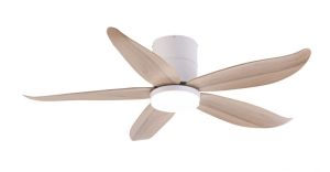 FANCO CO-FAN Rito 5 SMART DC Motor 5 Blade Ceiling Fan 48 inch and 54 inch with 3 Tone LED Light Kit and Remote Control or Smart Apps WIFI