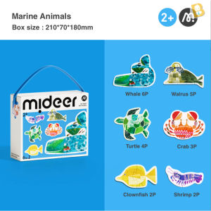 BabyBoss Mideer My First Artist Puzzle Animal Dinosaur Vehicles Large Piece Puzzle Teka Teki Besar