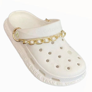 (Buy 10 Get 60% Off) Jibbitz Charms Shoes Accessories Set Beach Shoes Accessories Chain Shoe Buckle Decorative Chain Accessories for Crocs