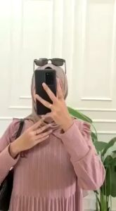 Dress Midi Surya - Kaos Knit Import Premium LD 110 - 120 PB 125